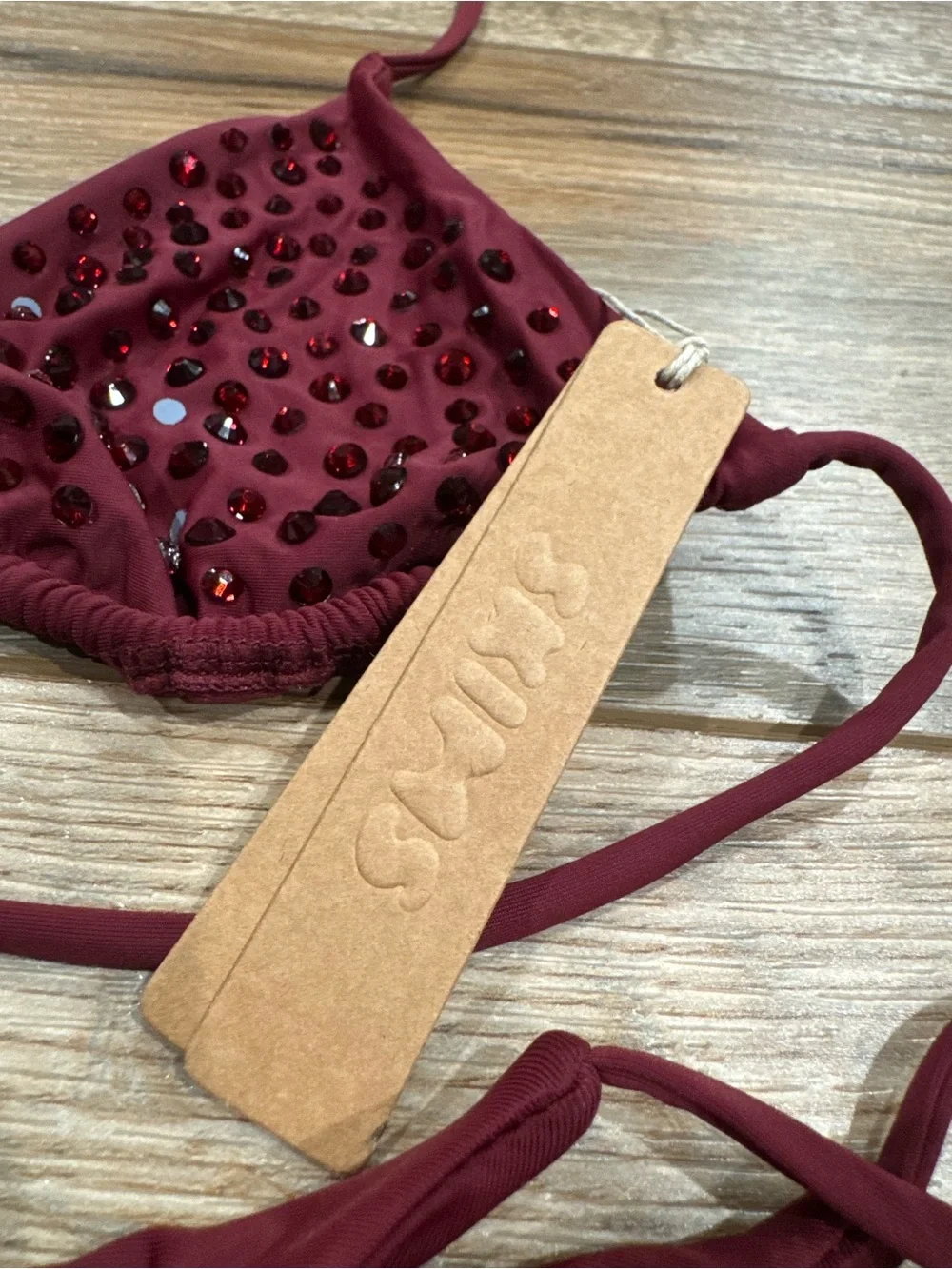 SKIMS nwt burgundy